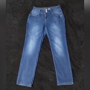 Love Streak Demin Collection blue demin skinny jeans , highwaisted